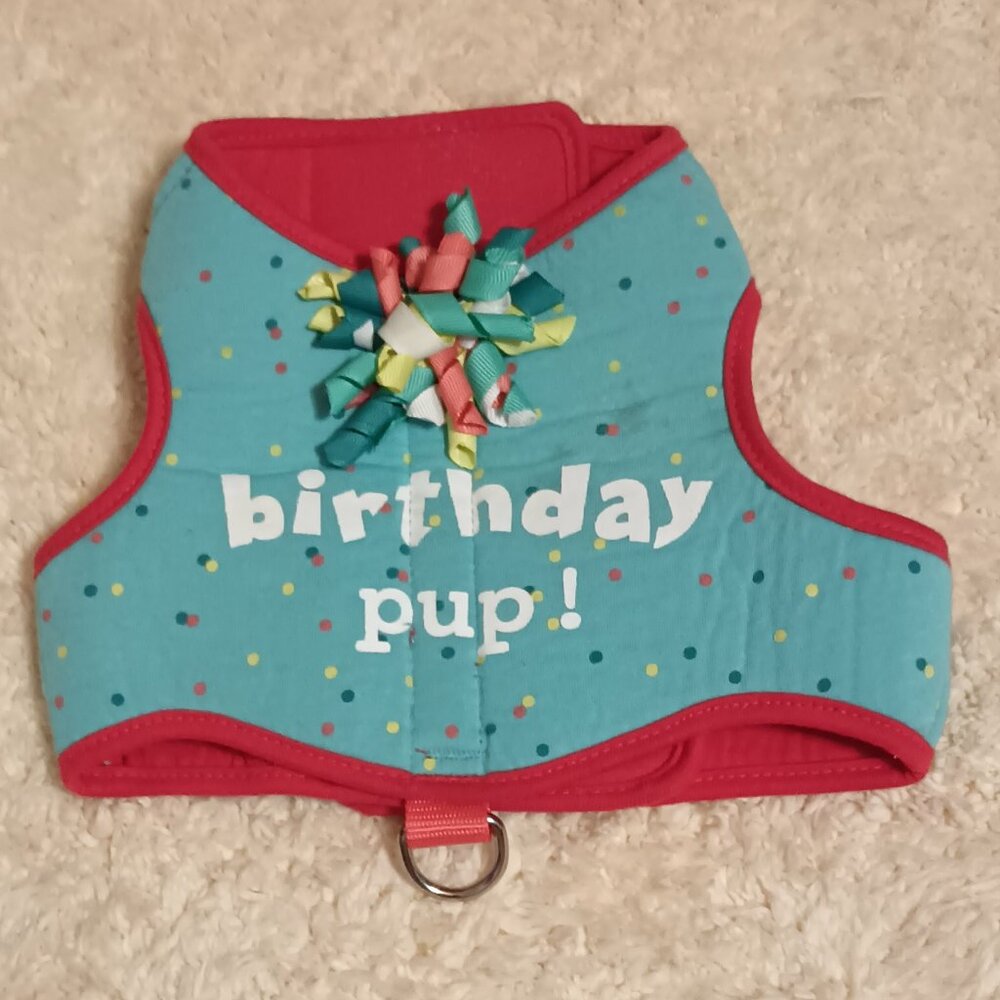 GUC ~ Dog Dazzlers' "Birthday Pup" Dog Harness (Size: Medium)